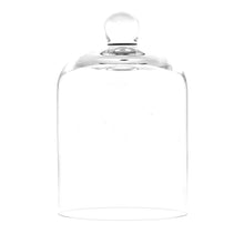 Load image into Gallery viewer, Clear Glass Candle Cloche Bell