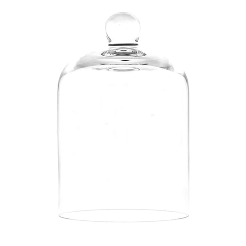 Clear Glass Candle Cloche Bell