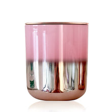 Load image into Gallery viewer, Modern Collection Luxury Scented Best Candles rose gold and pink ombre