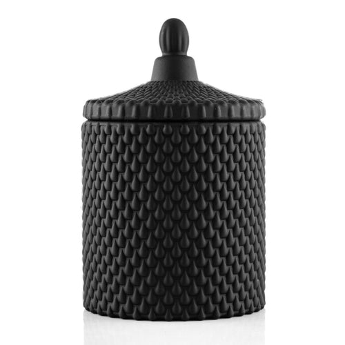 Amour Black Basketweave Scented Candle