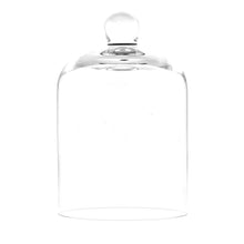 Load image into Gallery viewer, Clear Glass Candle Cloche Bell
