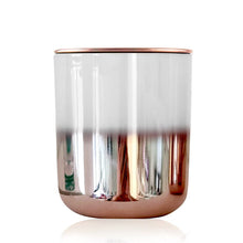 Load image into Gallery viewer, Modern Collection Luxury Scented Best Candles rose gold and white ombre
