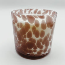 Load image into Gallery viewer, Muse Collection Best Luxury Scented Candles Handblown Glass Wooden Wick Rose Leopard
