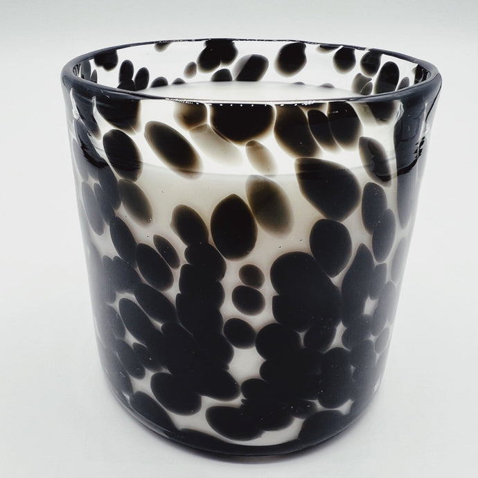 Muse Collection Best Luxury Scented Candles Handblown Glass Wooden Wick snoleopard