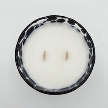 Load image into Gallery viewer, Muse Collection Best Luxury Scented Candles Handblown Glass Wooden Wick Snow Leopard
