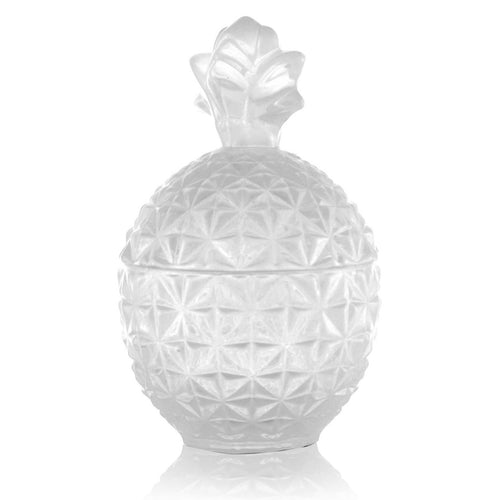 Pineapple Collection Best Luxury Scented Candles milk glass white